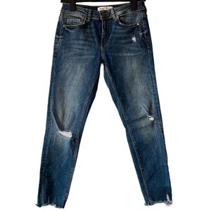 ZARA | original denim raw distressed